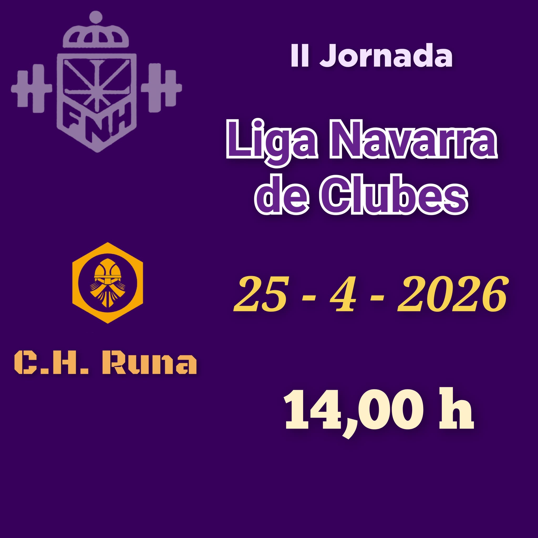 II Jornada Liga Navarra de Clubes